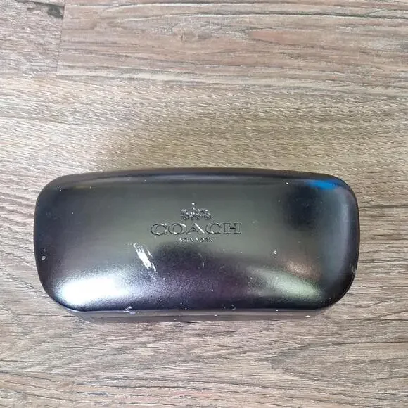 Coach Black Glasses Case - Picture 1 of 8